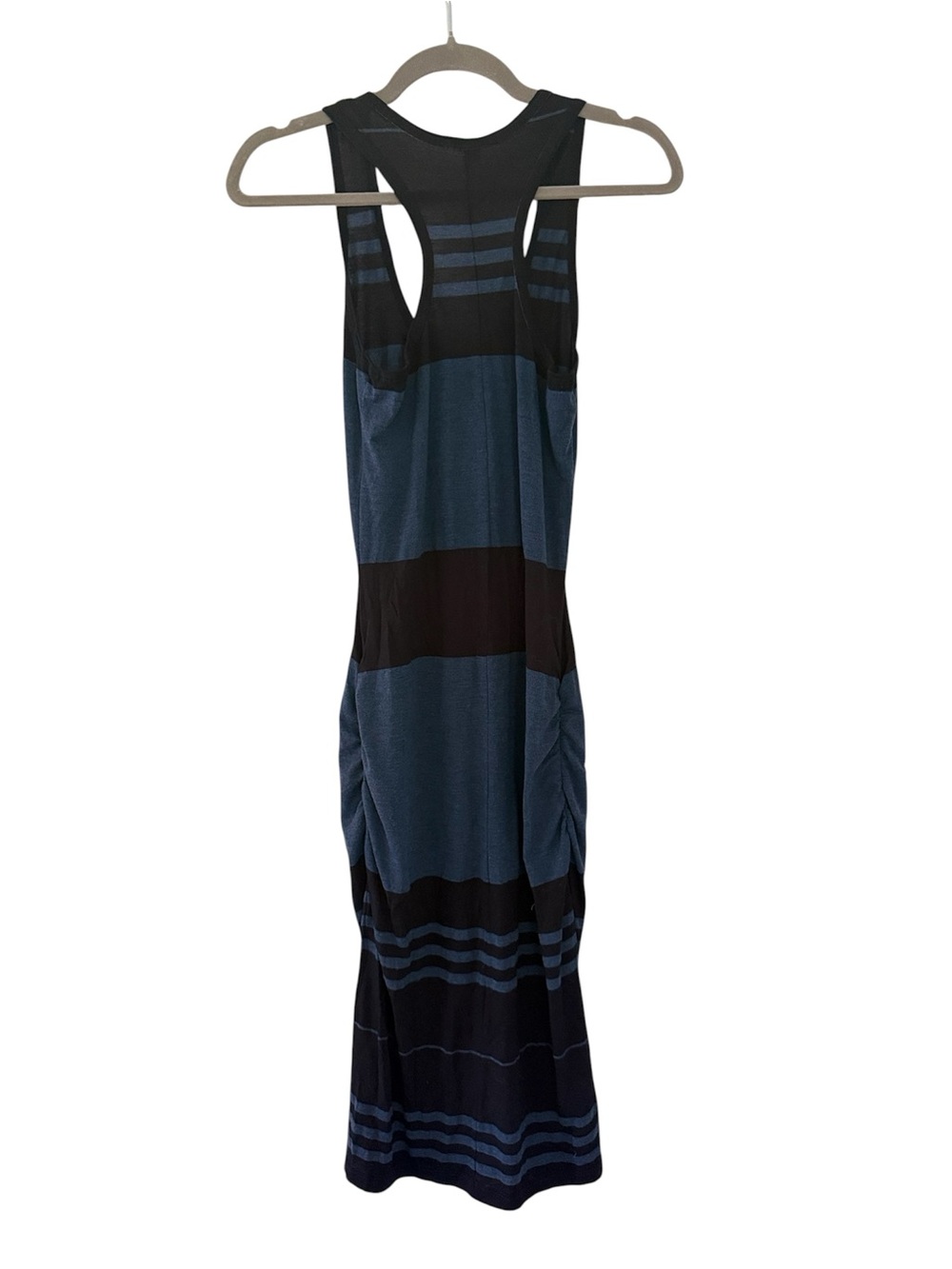 James Perse Midi Tank Dress Streetwear Block Print 100% Cotton  Size M - Picture 2 of 5